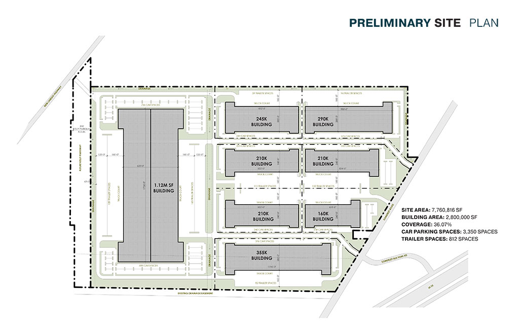 Frontera Logistics Supersite site plan Koontz